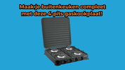 Waarom een Brock 4-Pits Gaskookplaat Onmisbaar Is Tijdens Kamperen, Roadtrips en in de Buitenkeuken