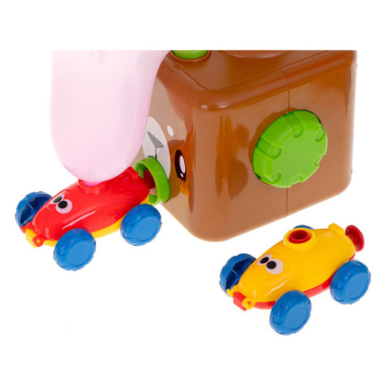 Teddybeer ballonen werper speelgoed voertuig - incl. Ballonnen en accessoires