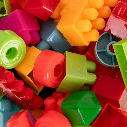 Toy Bricks 210 delige bouwblokken set in opbergtas - Geschikt vanaf 3 jaar - Kleine bouwblokken