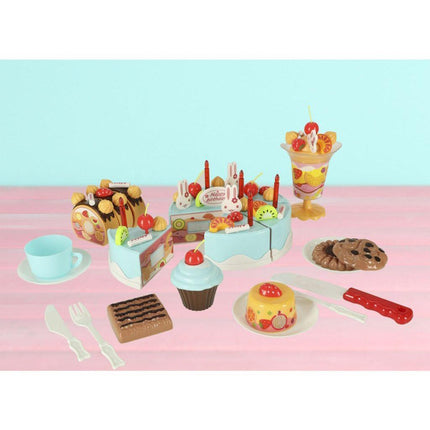 DIY 75 delige verjaardagstaart speelgoed - Vanaf 3 jaar - Blauw