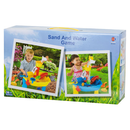 25-delige piratenschip zand of watertafel - Waterspeeltafel of zandbak met accessoires