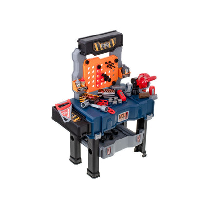 65-delige speelgoed gereedschap werkbank 2 in 1 met accessoires