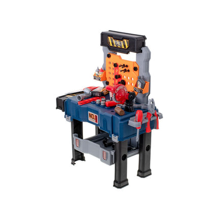 65-delige speelgoed gereedschap werkbank 2 in 1 met accessoires