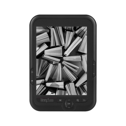 Kruger & Matz Library 4 E-reader 6-inch 8 GB inclusief beschermhoes en koptelefoon zwart