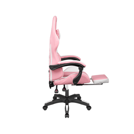 Krüger&Matz GX-150 game stoel - gaming chair - gamingstoel - roze / wit