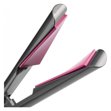 Kessner Twist & Curl 2‑in‑1 Stijltang/Krultang – Keramische platen - 140 ‑ 230 °C - Inclusief handschoen, 2 haarclips & kam