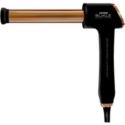 Artero Bukle Professional Titanium Krultang 25 mm – Instelbare Temperatuur 120-230°C – Snel Opwarmend LCD Display – Antislip Handvat – 25 Watt – Zwart