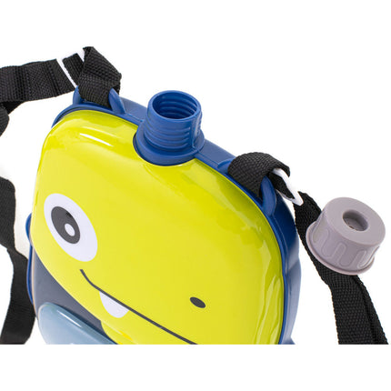 Rugzak waterpistool dinosaurus groen 1L - Buitenspeelgoed - Backpack Watergun - Supersoaker