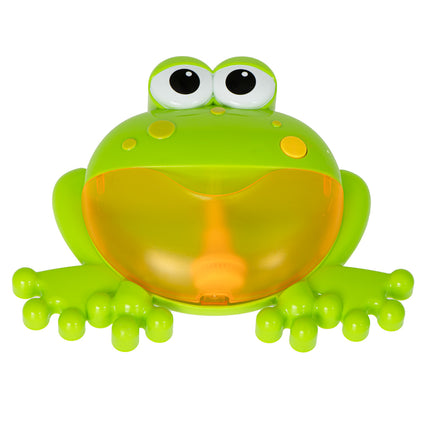 Bubble Froggie muzikale kikker met muziekjes en zeepbellen voor in bad groen / geel