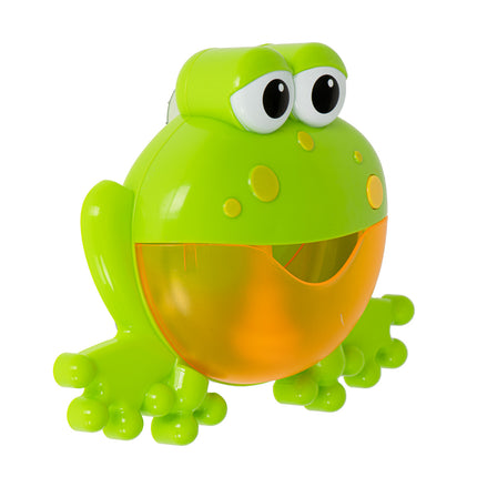 Bubble Froggie muzikale kikker met muziekjes en zeepbellen voor in bad groen / geel