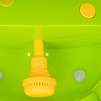 Bubble Froggie muzikale kikker met muziekjes en zeepbellen voor in bad groen / geel
