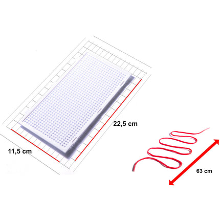 603 Delige insteekmozaïek bord met veters en afbeeldingen unieke leerzame set - naaiset - rijgen
