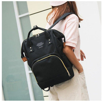 Luiertas rugzak met thermovakken marine blauw