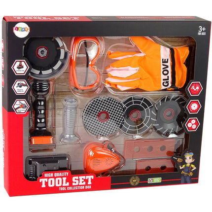 DIY 13-delige tool gereedschap set met werkende slijptol