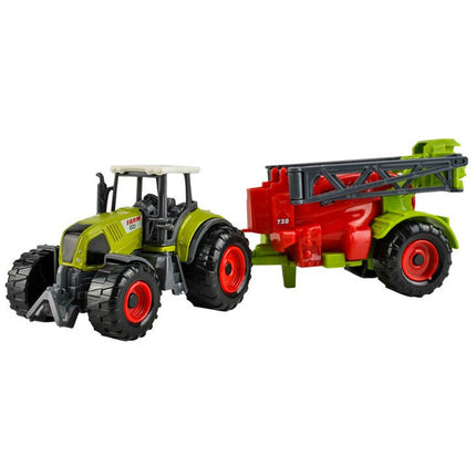 Farm set 6-delige landbouw voertuigen speelgoed set