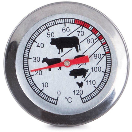 Vlees thermometer tot 120 graden incl sonde RVS