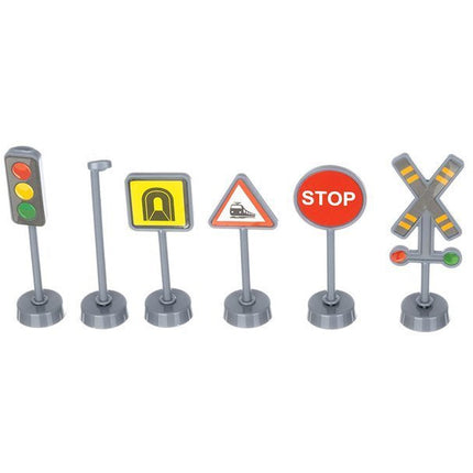 Elektrische Treinbaan en racebaan 92 delig - Politieset