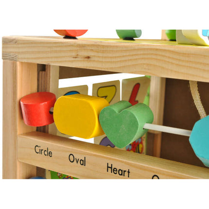 Houten educatieve baby loopwagen geschikt vanaf 12 maanden