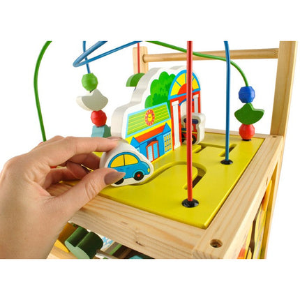 Houten educatieve baby loopwagen geschikt vanaf 12 maanden