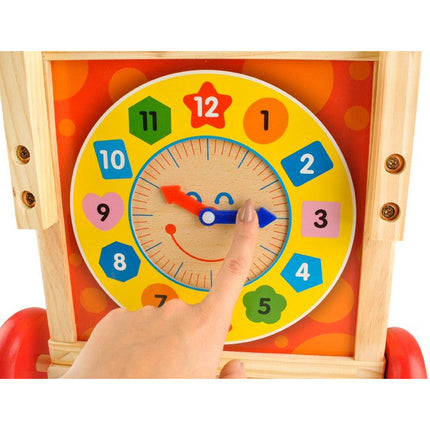 Houten educatieve baby loopwagen geschikt vanaf 12 maanden