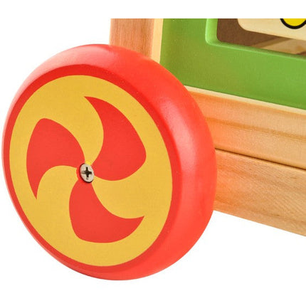 Houten educatieve baby loopwagen geschikt vanaf 12 maanden