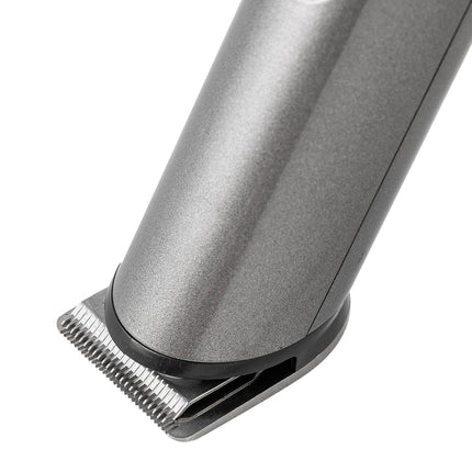 Botti Pascali draadloze haar- en baardtrimmer met 4 opzetstukken 0.5 tot 12mm grijs