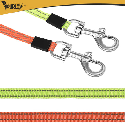 Dubbele Hondenriem voor 2 Honden – Automatische Rollijn 2 x 3 Meter – LED Lamp