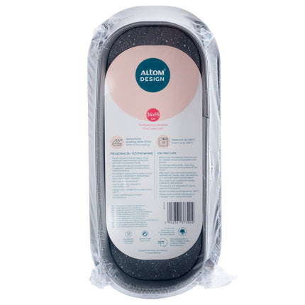 Cakevorm Ovaal 34,5 cm – Springvorm met Antiaanbaklaag – Koolstofstaal – Bakvorm voor Cake, Cheesecake & Brownies