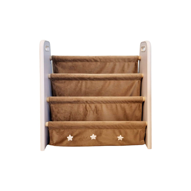 LoveGifts Handgemaakte Montessori Boekenkast Kinderkamer - Speelgoed Opbergrek - 60 x 25 x 58 cm Bruin