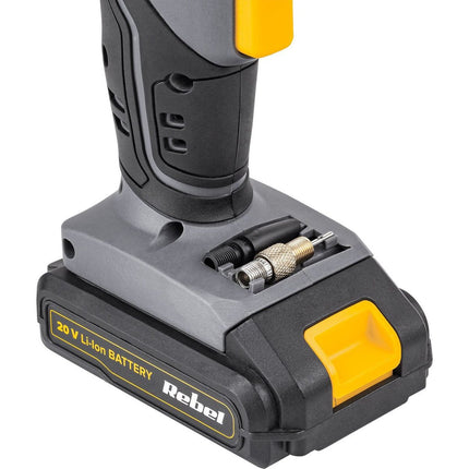 Rebel RB-1060 Accucompressor 20V 2A 7 bar (incl accu + lader)