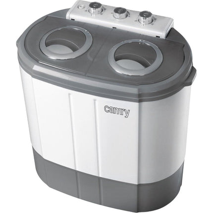 2de kansje Camry CR 8052 camping mini wasmachine met dubbele trommel met 3Kg was en 1Kg centrifuge capaciteit