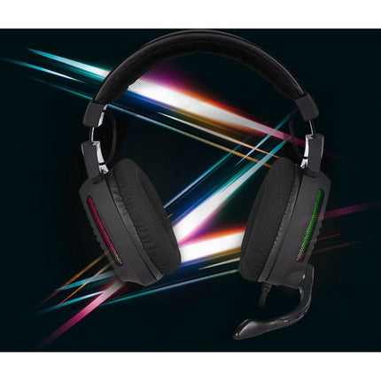Tracer Gamezone Alligator Gaming Headset RGB LED Verlichting - Koptelefoon 3,5 mm mini-jackaansluiting - Hoofdtelefoon - Ultiem Surround Sound - Noise Cancelling Microfoon - Comfortabel en Duurzaam - Multiplatform Compatibel -