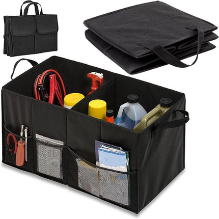Kofferbak Organizer tas - Organizer auto - Kofferbak opbergbox - Kofferbak tas opvouwbaar- 53 x 38 x 25,5 cm - Zwart