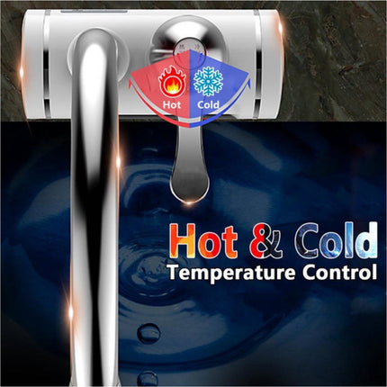 Elektrisch Verwarmde Kraan - Elektrisch Instant kraan tot 60 °C - LCD Digitaal - Niet Kokend Water