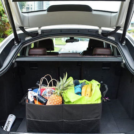 Kofferbak Organizer tas - Organizer auto - Kofferbak opbergbox - Kofferbak tas opvouwbaar- 53 x 38 x 25,5 cm - Zwart