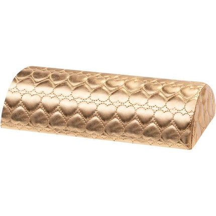 Activeshop Manicure Kussen - Armsteun Nagelstyliste Handkussen - Manicure Tafel Kussen - Hartjesmotief Goud