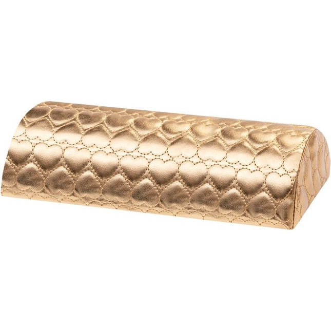 Activeshop Manicure Kussen - Armsteun Nagelstyliste Handkussen - Manicure Tafel Kussen - Hartjesmotief Goud