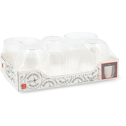 Drinkglazen Set 6 Stuks 290 ml – Waterglazen Transparant – Tumbler Glazen Voor Water, Frisdrank en Cocktails