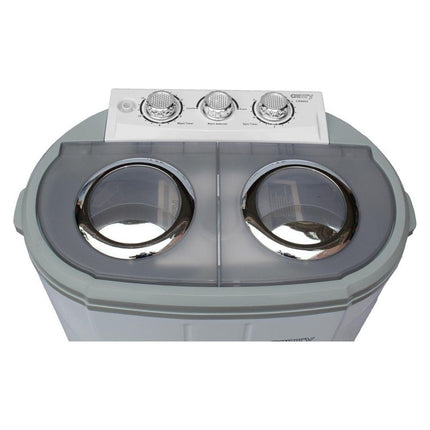 2de kansje Camry CR 8052 camping mini wasmachine met dubbele trommel met 3Kg was en 1Kg centrifuge capaciteit