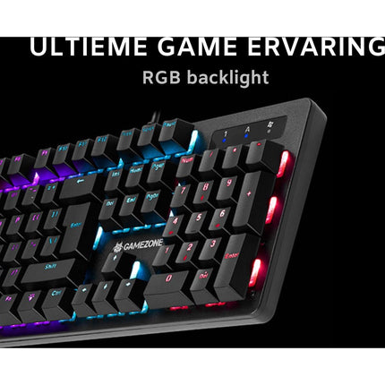 Gaming toetsenbord met RGB LED verlichting - Mechanisch toetsenbord