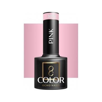 OCHO NAILS 8 Hybride Starterkit – Gellak Set met LED Lamp 48W – Voor Thuisgebruik & Studio – Roze