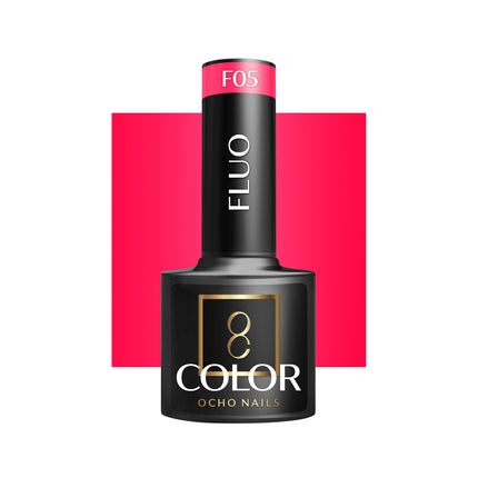 Ocho Nails Starterkit 6 Hybride Set – Met UV/LED Lamp en 5 Fluo Gellakken