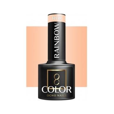 Ocho Nails Starterpakket Hybride 4 – Complete Set met UV/LED Lamp – 5 Kleuren Rainbow Gellak – Voor Thuis en Salon