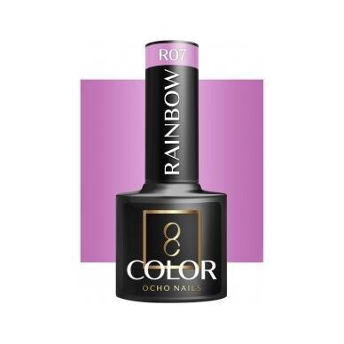 Ocho Nails Starterpakket Hybride 4 – Complete Set met UV/LED Lamp – 5 Kleuren Rainbow Gellak – Voor Thuis en Salon