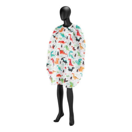 Activeshop Kapmantel Kinderen Dinosaurus - Dinomantel Kappersmantel - Waterdicht Makkelijk Schoonmaken
