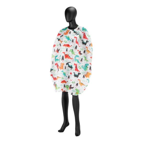 Activeshop Kapmantel Kinderen Dinosaurus - Dinomantel Kappersmantel - Waterdicht Makkelijk Schoonmaken