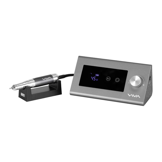 VIVA 602S Manicure en Pedicure Nagelfrees 45.000 RPM - Twist-lock-systeem - Touch-bedieningspaneel - Freesmachine - Grijs