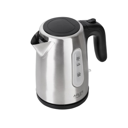 Adler AD 1273 Kleine waterkoker 1 Liter 1200W – RVS Waterkoker – Compact – Inox