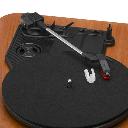 Platenspeler met Speakers & Bluetooth – Vinyl Speler met USB – 33/45/78 Toeren – Hout