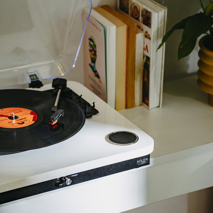 Platenspeler met Speakers & Bluetooth – USB – 33/45/78 Toeren – Wit